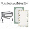 Yoofoss Next to Me Crib Sheets Ultra Soft Crib Sheets