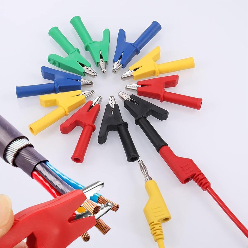 VIVIIHOO Pack of 5 Double-Ended 4 mm Banana Plug Test