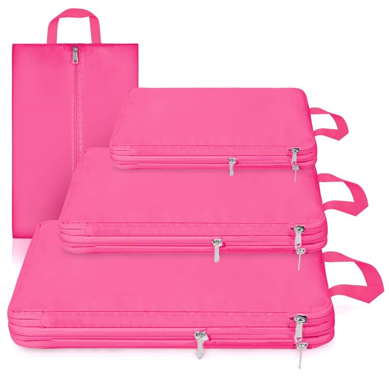 OSDUE 4-Piece Packing Cube Set for Suitcase, Travel Organiser, Suitcase