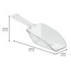 iDesign Large Plastic Scoop Measuring Cups – Set of 4,