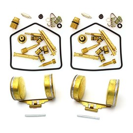Deluxe Carburetor Rebuild Kit With Floats - Fits Honda CB350 CL350 Twins - 1970-1973
