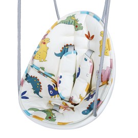 Toddler Swing Cushion - FEISIKE Baby Swing Outdoor Seat Insert Pad Compatible with Coconut Toddler Swing Egg Swing for Toddlers Ages 6-36 Months, Detachable and Washable(Swing Not Included)