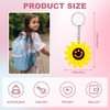 50pcs Cute Bulk Keychains for Kids,Non-Repeat Cartoon Key Chains Backpack