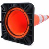 Tatco TCO35500 10.8 x 28 in. Slimline Traffic Cones Black