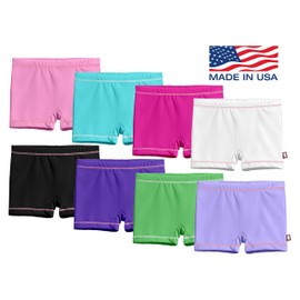 City Threads - Bañador corto para niña con protección solar UPF50+, fabricado en Estados Unidos, Agua (Aqua), 7