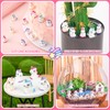 LHSYFBZ 48Pcs Mini Resin Unicorn, Miniature Unicorn Figurines, Mini Resin