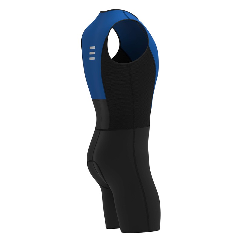 DHERA Men's Trisuit Triathlon padded sleeveless suit Duathlon Running Swimming