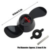 Propeller Thickened Plastic Durable 2 Blade Replacement Propeller for 12V