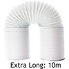 Spares2go Universal Tumble Dryer Extra Long 10m Vent Hose Pipe