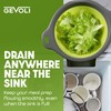 Gevoli Large Collapsible Colander with Self Draining Base - 5Qt
