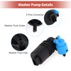 QUARKZMAN VAUXHALL CORSA B HATCH VAN WINDSCREEN WASHER PUMP WITH