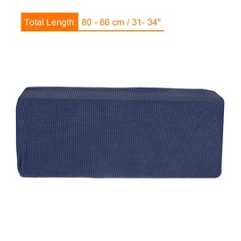 MECCANIXITY Air Conditioner Cover 31-34 Inch Knitted Elastic Cloth Dustproof for Wall-Mounted Units Split Indoor AC Covers Dark Blue