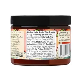 ToeahSanta Cruz Paleo Real Salt Electrolytes Powder, Peach, Made with Himalayan Pink Salt, Sea Salt, Magnesium Glycinate, Gluten Free, Keto, Sugar... 