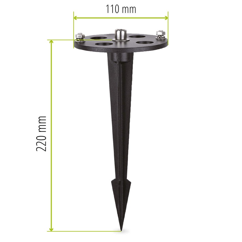 Bosea Path Lights, Bollard Lights, 50 cm, for E27, Stainless