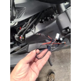 BKD Exhaust 12V Accessory Power Harness, Plug N' Play can-am ryker all years and models