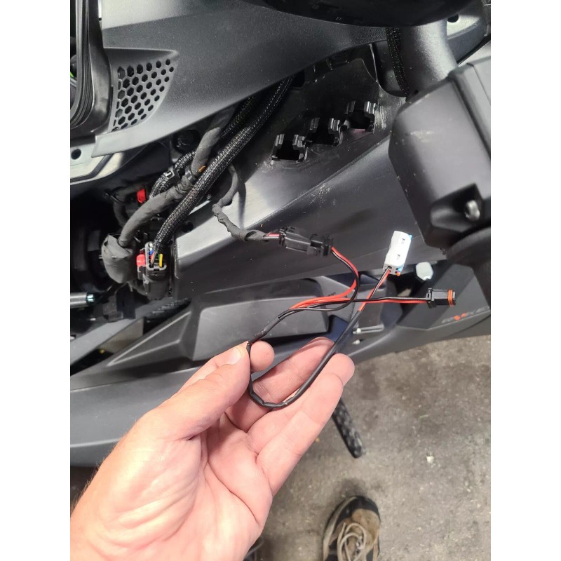 BKD Exhaust 12V Accessory Power Harness, Plug N' Play can-am