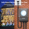TiFFCOFiO Outdoor Heavy Duty Mechanical Timer Outlet Waterproof, 15 Minutes