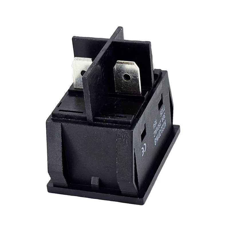 Rocker Switch Blue with Waterproof Cover, 30 A 250 ~