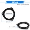 X AUTOHAUX 2 Set Speaker Spacer Ring Tweeter Speaker Spacer