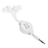 SEWACC Retractable in Ear Earphones with Cushions Lightweight Headphones for