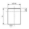 Alnico Bar Hook Ø 20 x 25 mm, Steel, H6