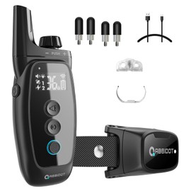 ABBIDOT Dog Training Collar with 5 Training Modes, 3300FT Shock Collar with Remote, Waterproof Electric Dog Barking Collar (8-120 lbs)