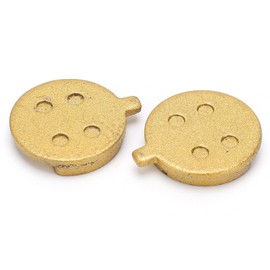 Shanrya Pastilla de Freno de Disco Redondo, Pastilla de Freno de Scooter eléctrico Buena disipación de Calor Resistente al Desgaste para Bicicleta de montaña