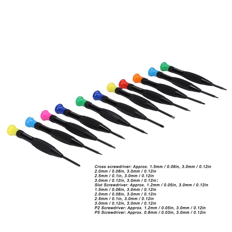 Small Screwdriver Set, Mini Various Sizes Repair of Stainless Steel