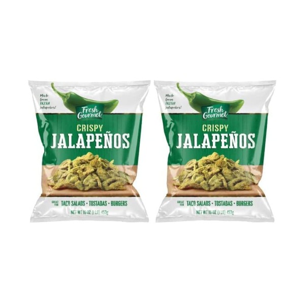 Fresh Gourmet Crispy Lightly Salted Jalapenos Crunchy Snack and Salad
