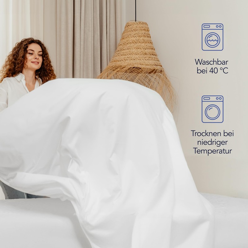 Dreamzie Fitted Sheet, 80 x 200 cm, Soft Microfibre, for