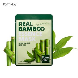 FARMSTAY] Real Essence Mask(12-Combo) - Calamansi, Sheabutter, Tomato, Bamboo | Korean Skin Care Mask Sheet