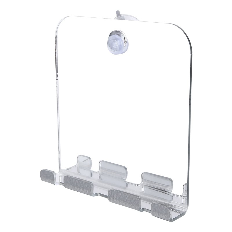 Espejo de Baño Inastillable sin Niebla con Gancho, Material ABS