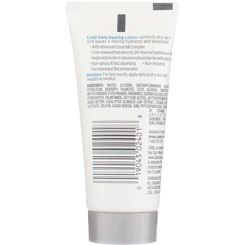 Curel Daily Healing Original Lotion | 1 Ounce Travel Size