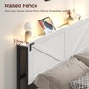 MAHANCRIS King Size Headboard Only, Headboard with 2 Outlets and