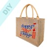 GOQAGA 20 PCS burlap tote bags jute bridesmaid gift burlap