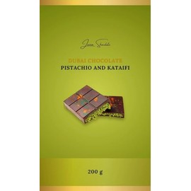 Dubai Chocolate Pistachio and Gourmet Kataifi Dessert with Belgian Chocolate 7.05 oz / 200g (2 Pack)