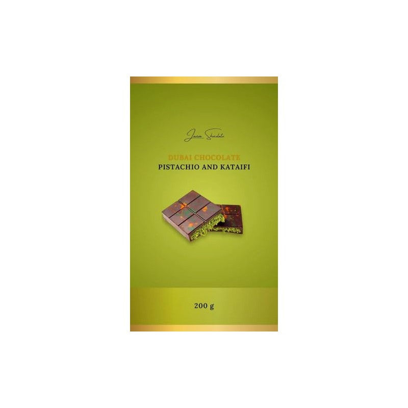 Dubai Chocolate Pistachio and Gourmet Kataifi Dessert with Belgian Chocolate