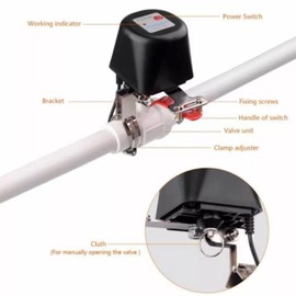 Water Valve, Smart Water Valve Shutoff Remote Control Automatic Ball Valve Watering Timer Sprinkler Controller