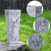 XONOR Cemetery Flowers Vase with Spike, Memorial Grave Vase Resin