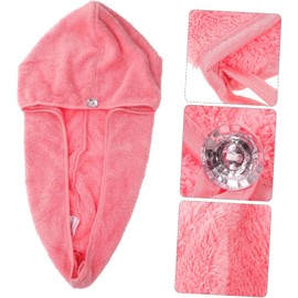 Housoutil Toalla de Microfibra Cabello Secado Rápido y Diseño Seguro, Gorro Absorbente Adecuado para Uso Diario en Casa y Gimnasio