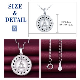 Yumilok Women's Necklace 925 Sterling Silver Tree of Life Heart Family Tree Round Locket for Opening Pictures Photo, Sterling Silver