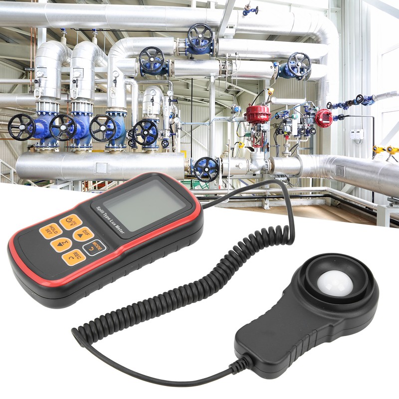 1030 Light Meter Split Digital Illuminance Meter with Temperature Measurement