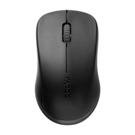 Rapoo 1620 kabellose Maus wireless Mouse 2.4 GHz Computermaus 1000 DPI Sensor 9 Monate Batterielaufzeit ergonomisch für PC & Mac schwarz, Regulär