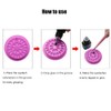 20 Pieces Eyelash Glue Holders Disposable Plastic Glue Palette Stand