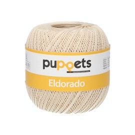 Puppets 4576012-04269 Crochet Yarn, 100% Cotton, 4269, Thickness 12, 100 g, 103 g