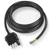 Nilight 4 Way Trailer End Connector 5 Feet Jacketed Cable