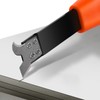 Red Black Blade Paint Scraper Ergonomic Practical Gypsum Cement Board