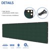 Bynbbur 5'x68' Privacy Fence Screen Net Fencing 95% Privacy Blockage