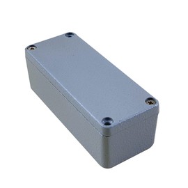 IP66 Aluminum Junction Box Waterproof 90 x 36 x 31mm Waterproof Dustproof Outdoor Cable Connector Protective Housing Grey 1 Piece