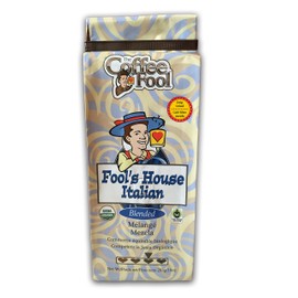Coffee Fool's Organic Fair Trade House Italian (Drip Grind)